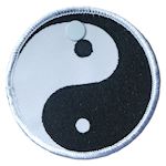 Yin Yang Emblem - black/white