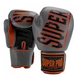 Super Pro Boxing Glove Challenger - Gray/Orange/Black