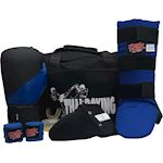 Ronin Men's Kickboxing Set Complete - Black/Blue