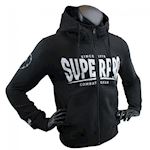 Super Pro Hoodie with Zipper Black and White