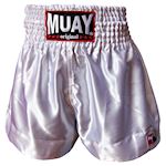 Muay Thai Short Satin - White