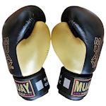 Muay Boxing Glove Premium - Black/Gold