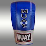 Muay Punching Bag Glove With Open Thumb - Blue