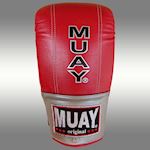 Muay Punching Bag Glove With Open Thumb - Red