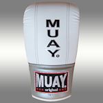 Muay Punching Bag Glove With Open Thumb - White