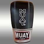 Muay Punching Bag Glove With Open Thumb - Black