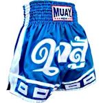 Muay Thai Short Fighters Heart - Blue/White