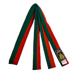 Ronin Budo Belt Thick - orange/green