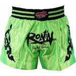 Ronin Kickboxing Short Tattoo - Fluorine Green/Black