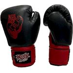 Ronin Boxing Gloves Kids Tiger-Line - black/red