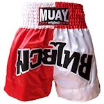 Muay Thai Short blocked - Red/White