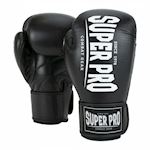 Super Pro Boxing Glove Champ - Black/White