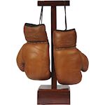 Ronin Display Boxing Gloves leather with Stand